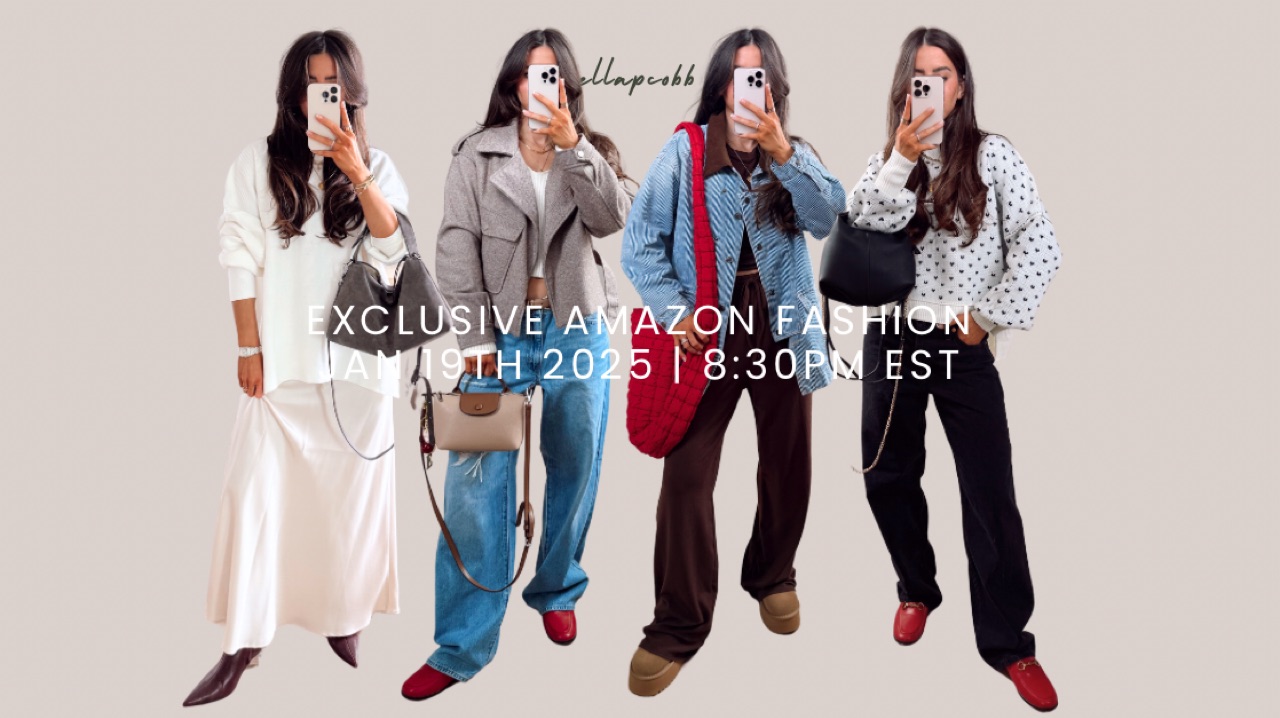 Watch EXCLUSIVE AMAZON FASHION | ELLAPCOBB on Amazon Live