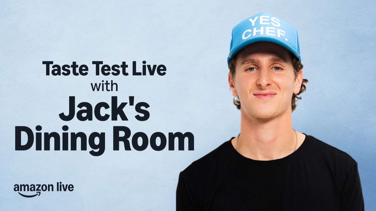 Watch Taste Test LIVE with Jack's Dining Room on Amazon Live