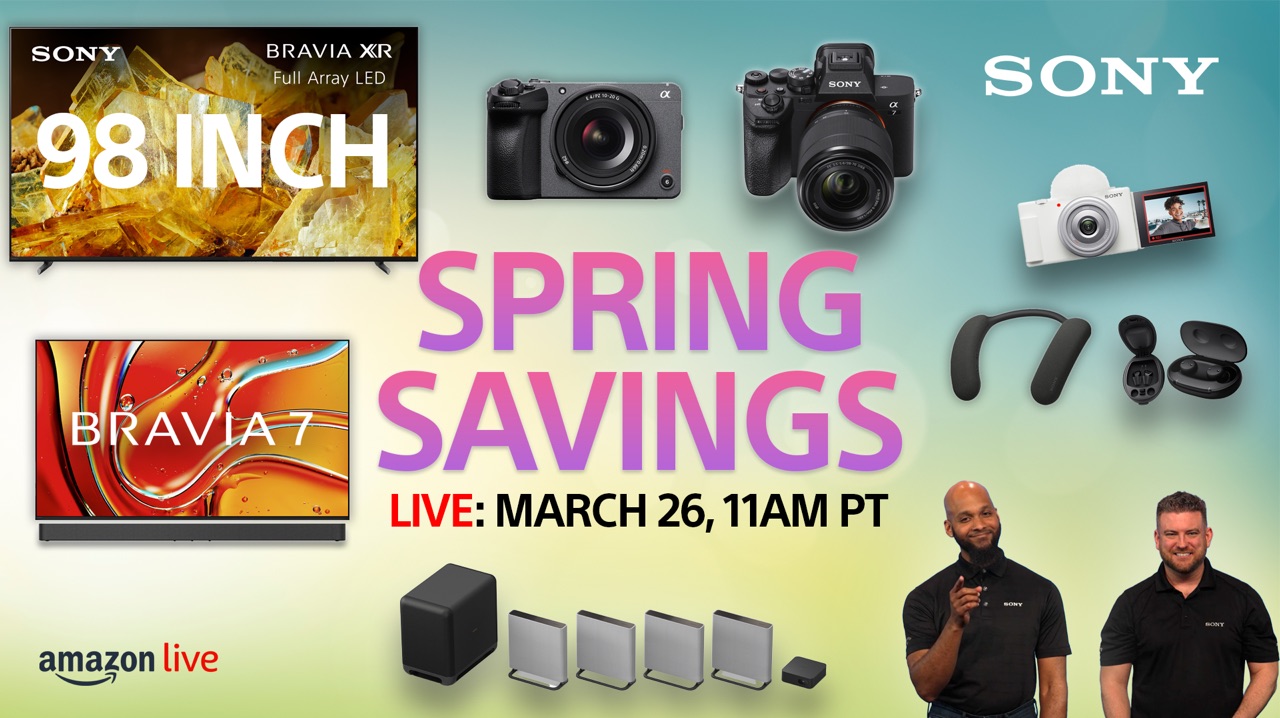 Watch Sony Live | Spring Savings! on Amazon Live
