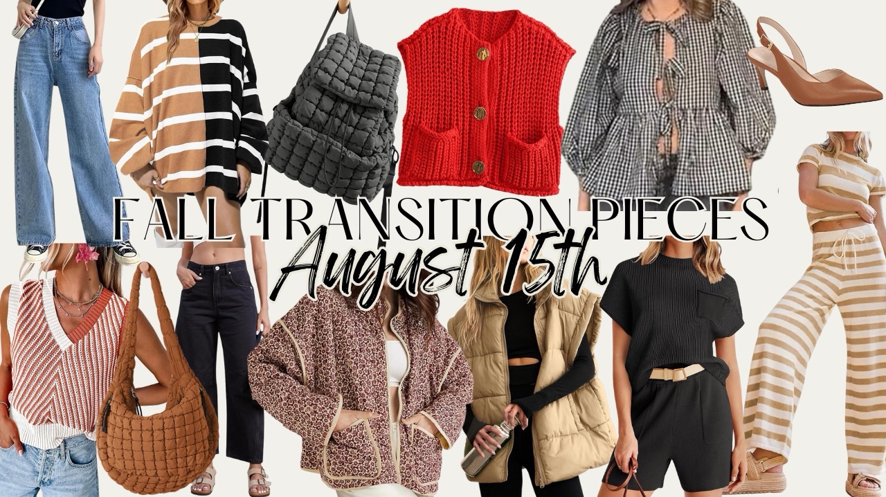 Watch Fall transitional pieces on Amazon Live