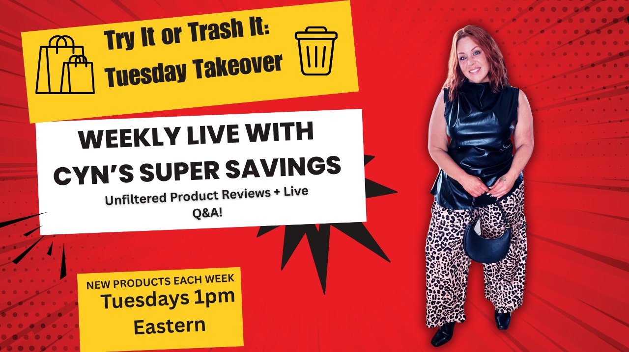 Watch Try It or Trash It Tuesday with Cyn 💋 on Amazon Live