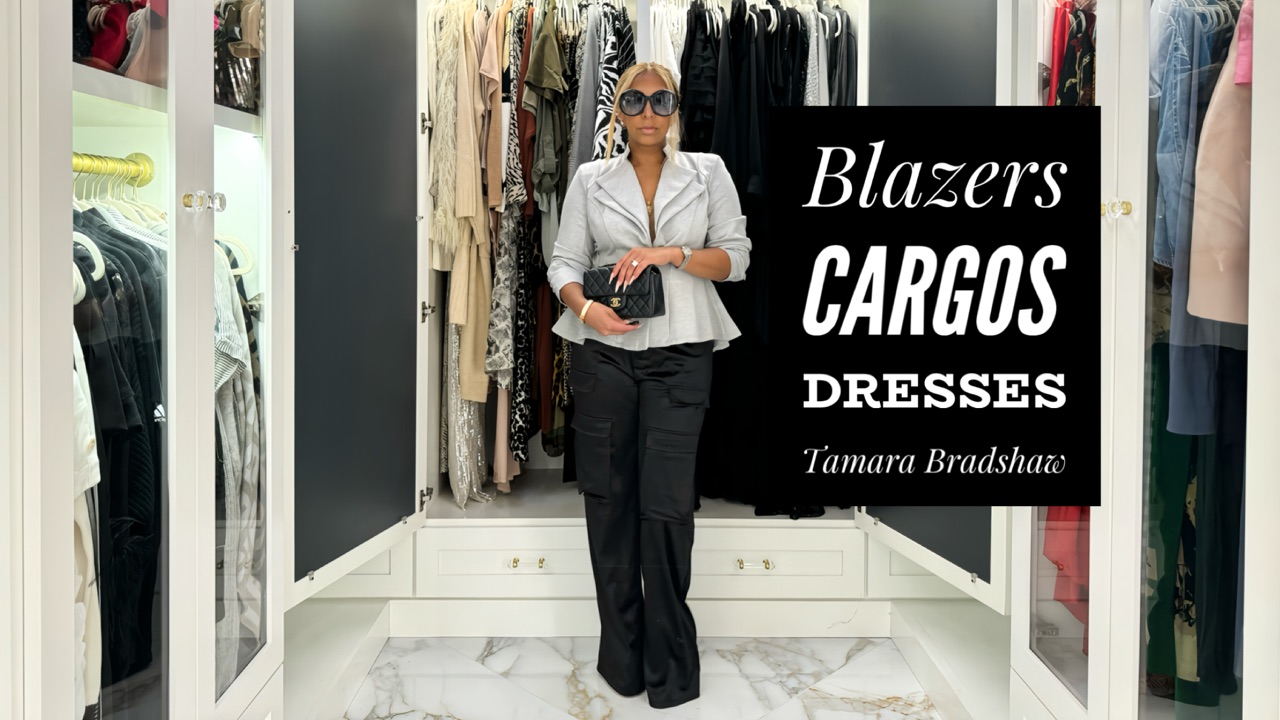 Watch Blazer, Cargos, & Dresses with Tamara Bradshaw on Amazon Live