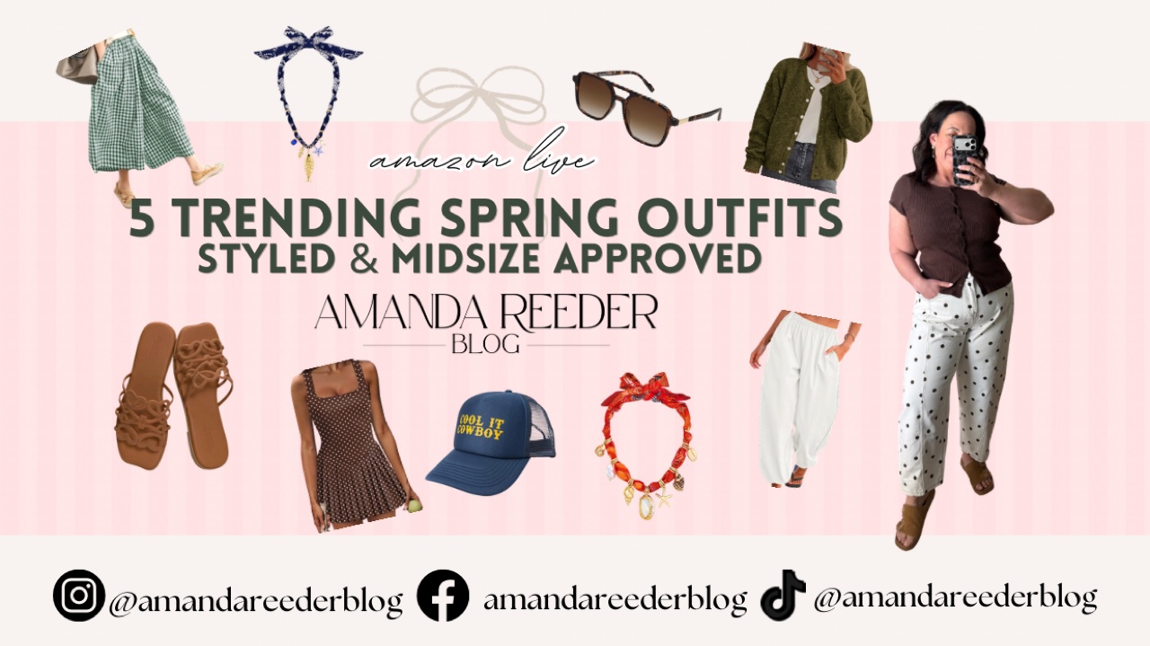 Watch 5 Trending Spring Outfits | Styled & Midsize Approved on Amazon Live