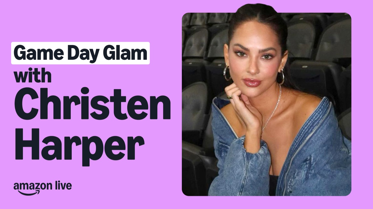 Watch Game Day Glam with Christen Harper on Amazon Live