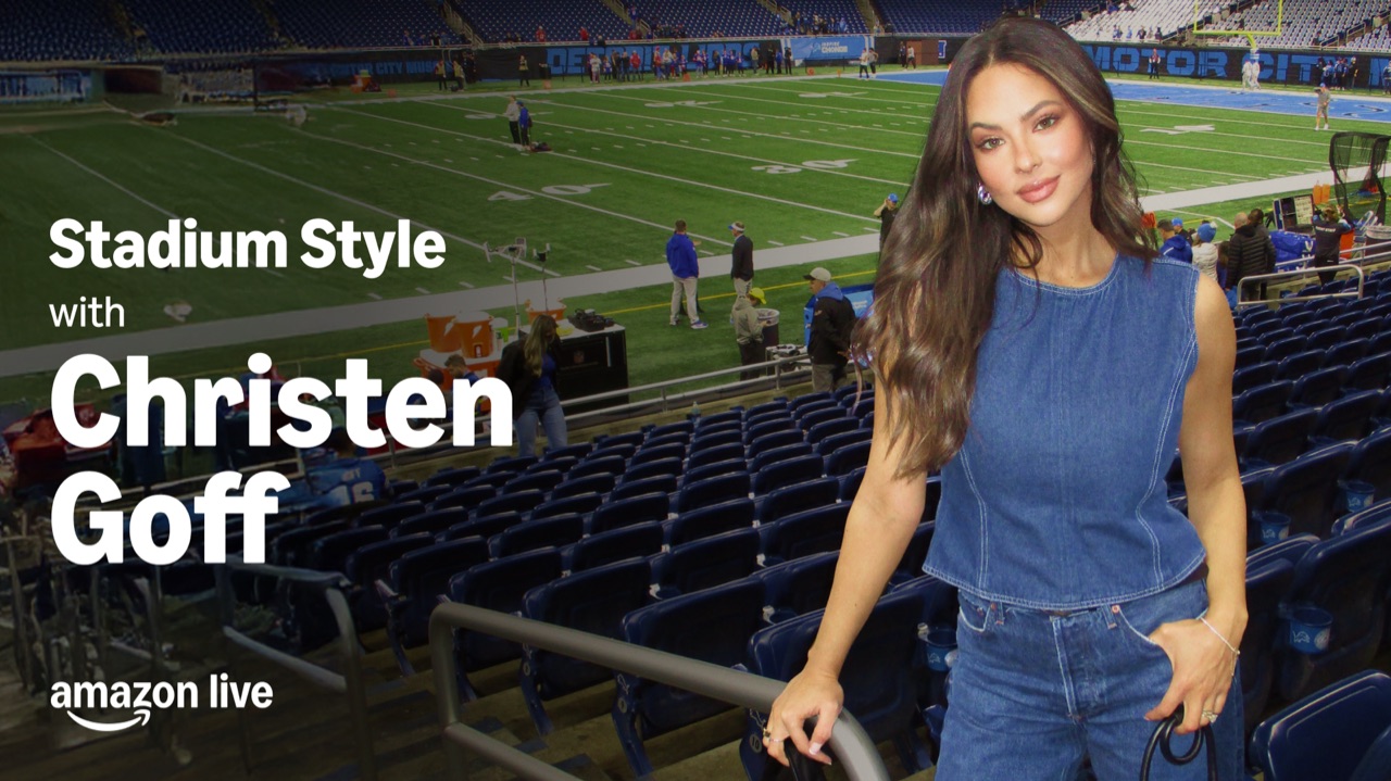 Watch Stadium Style with Christen Goff on Amazon Live