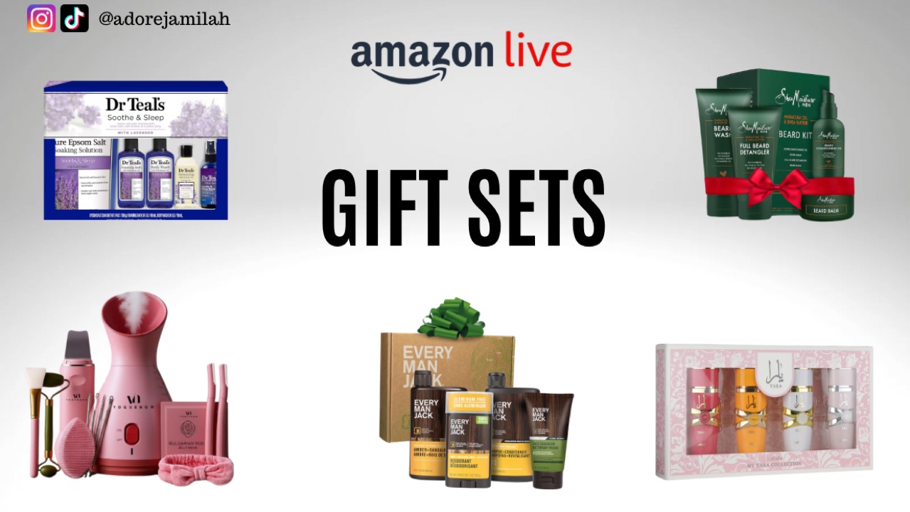 Watch Gift Sets on Amazon Live