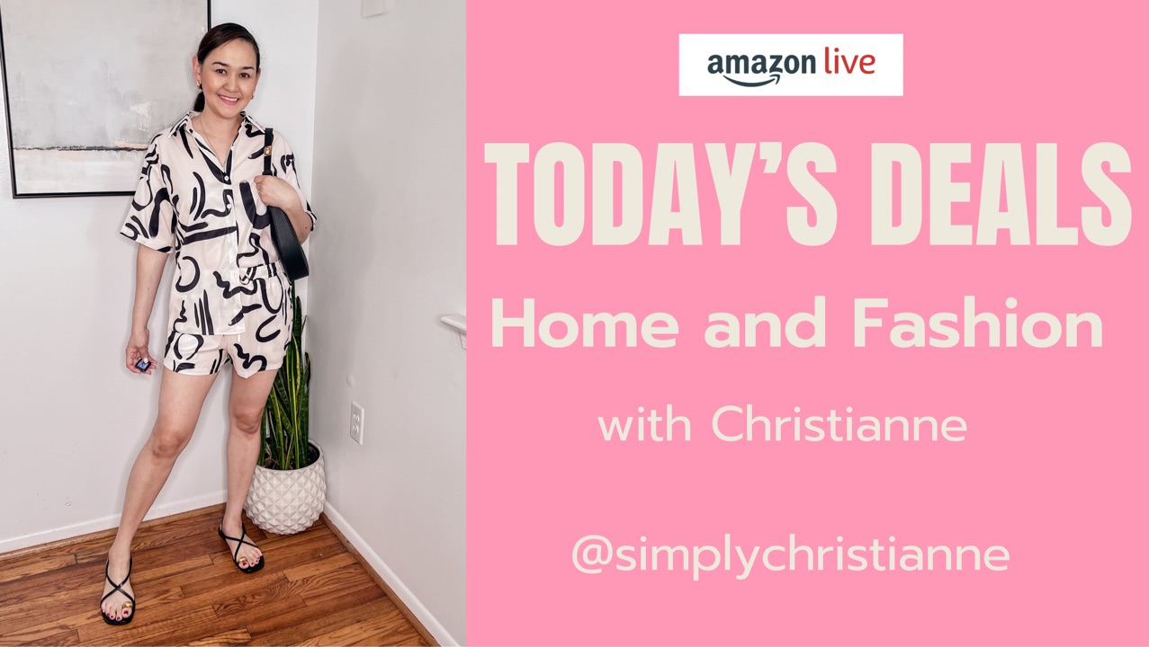Watch Today’s Deal Home and Fashion on Amazon Live
