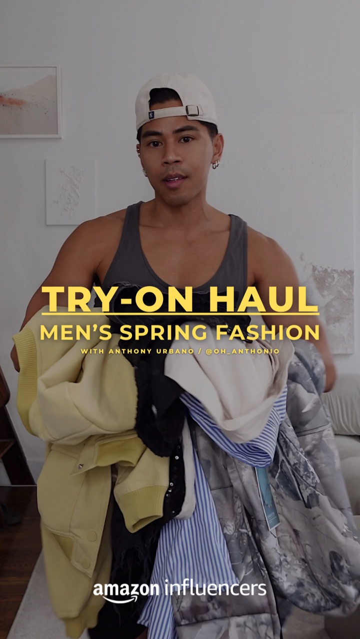 Watch TRY ON HAUL& Men’s Spring Fashion on Amazon Live