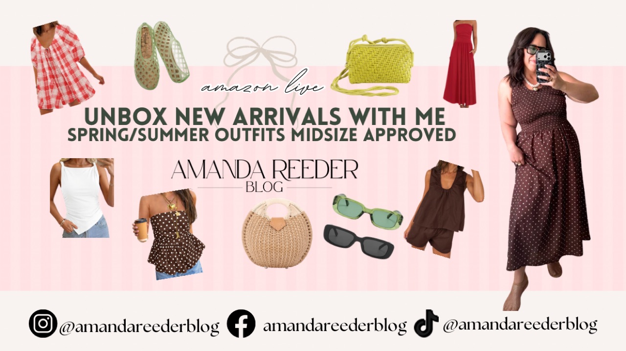 Watch Midsize Unbox With Me | Spring New Arrivals on Amazon Live