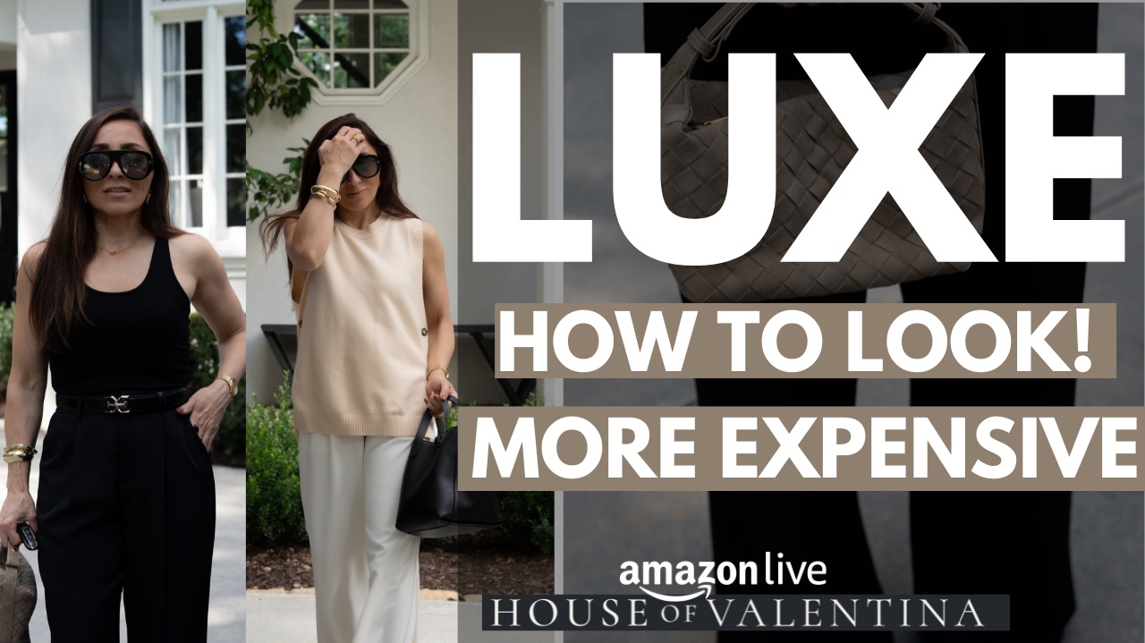 Watch Luxe Fashion Finds on Amazon Live
