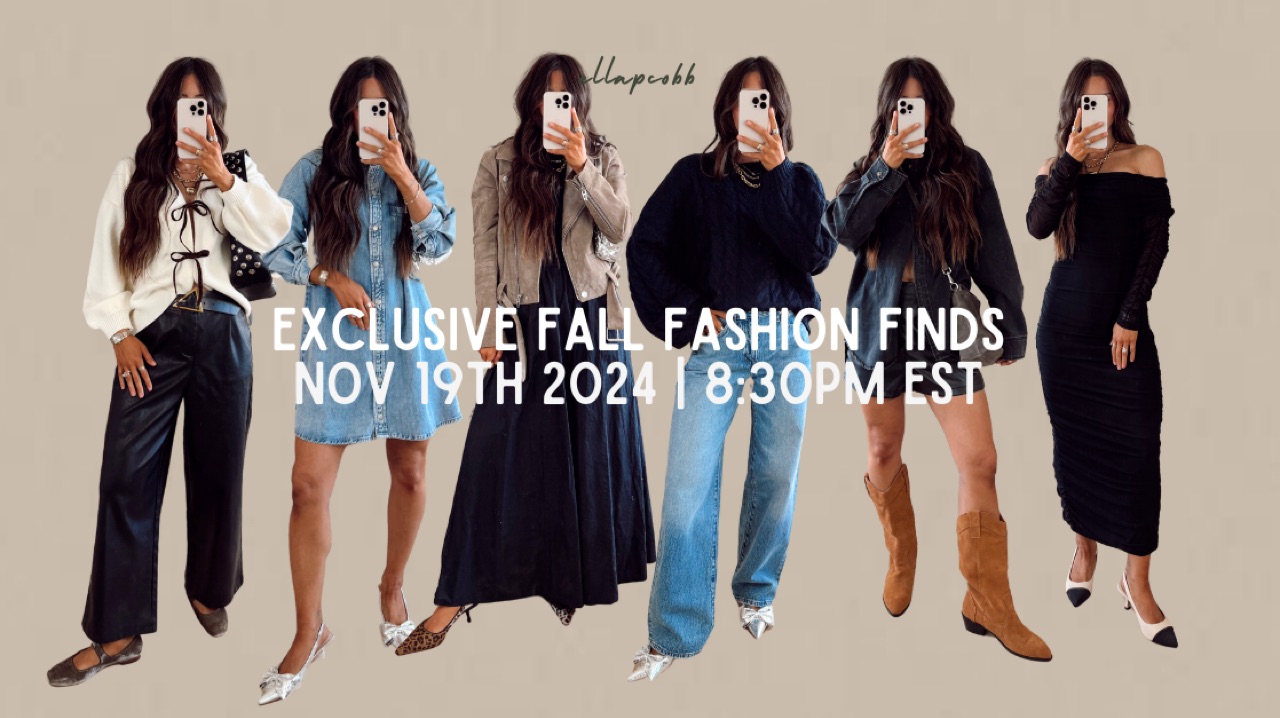 Watch Exclusive Holiday & Fall Amazon Fashion | ELLAPCOBB on Amazon Live
