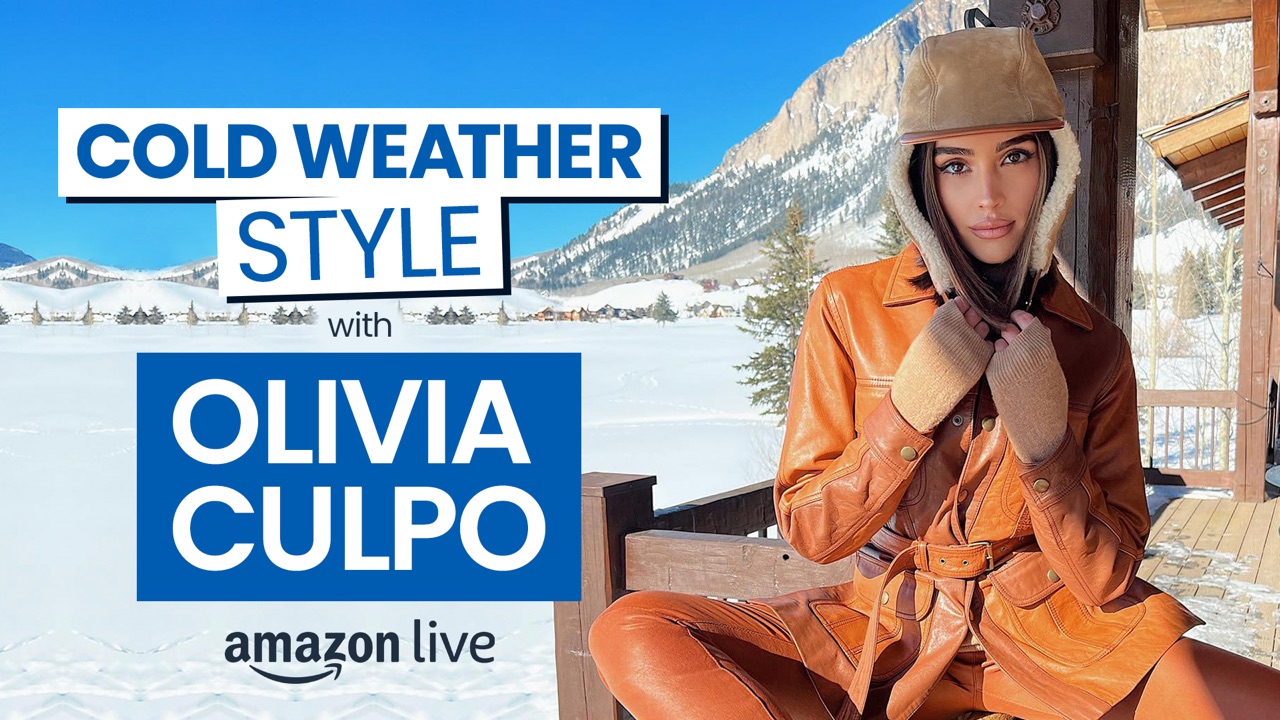 Watch Cold Weather Style with Olivia Culpo on Amazon Live