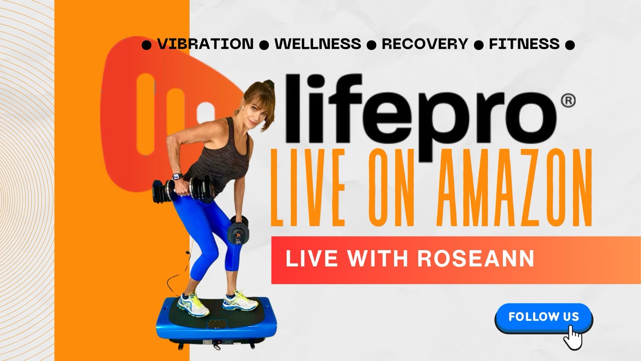 Watch Lifepros NEWEST Vibration Plates on Amazon Live