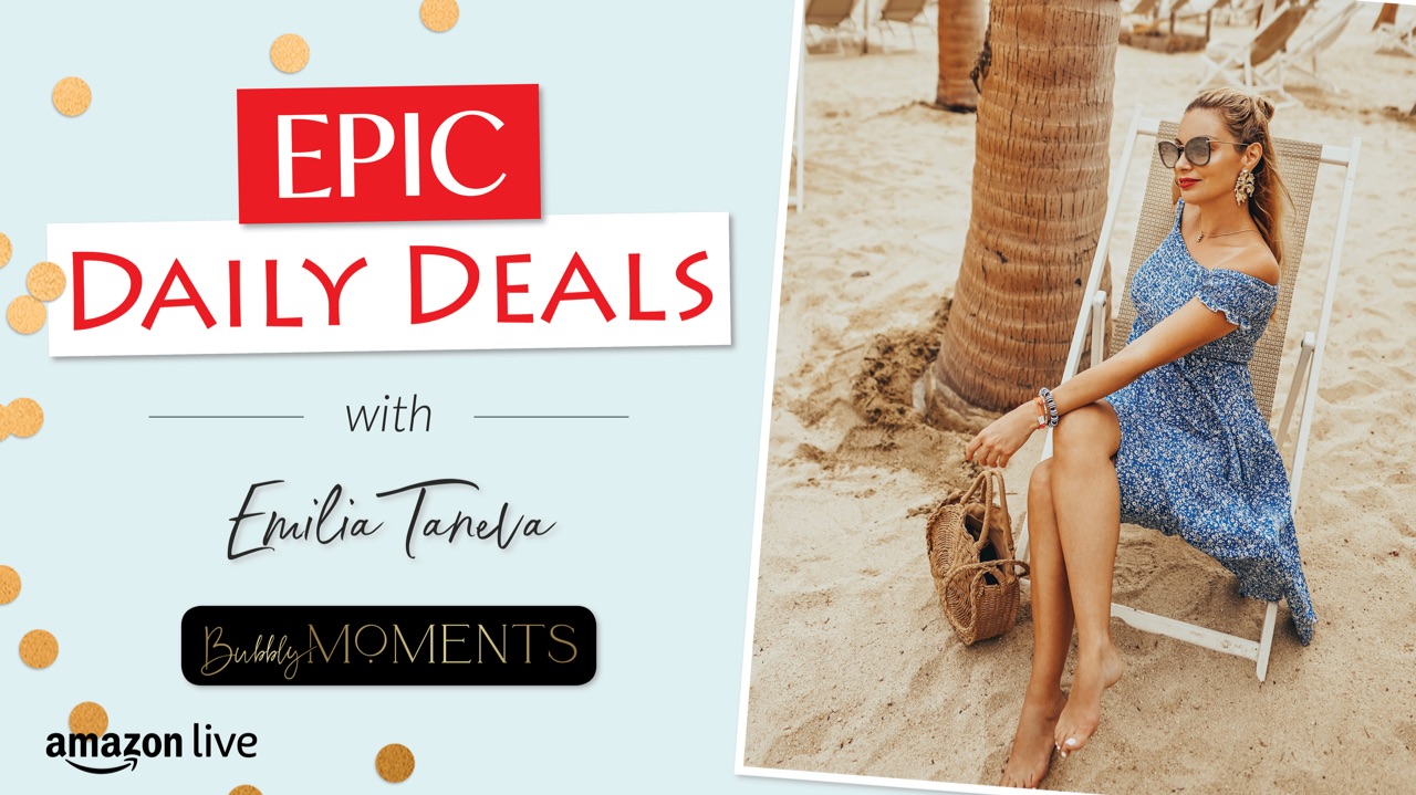 Watch EPIC DAILY DEALS | Home, Travel, Tech & Fashion on Amazon Live