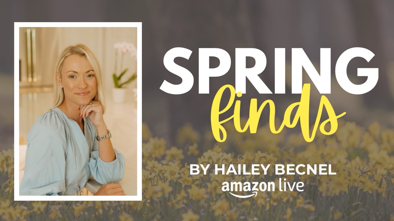 Watch New Spring Finds on Amazon Live