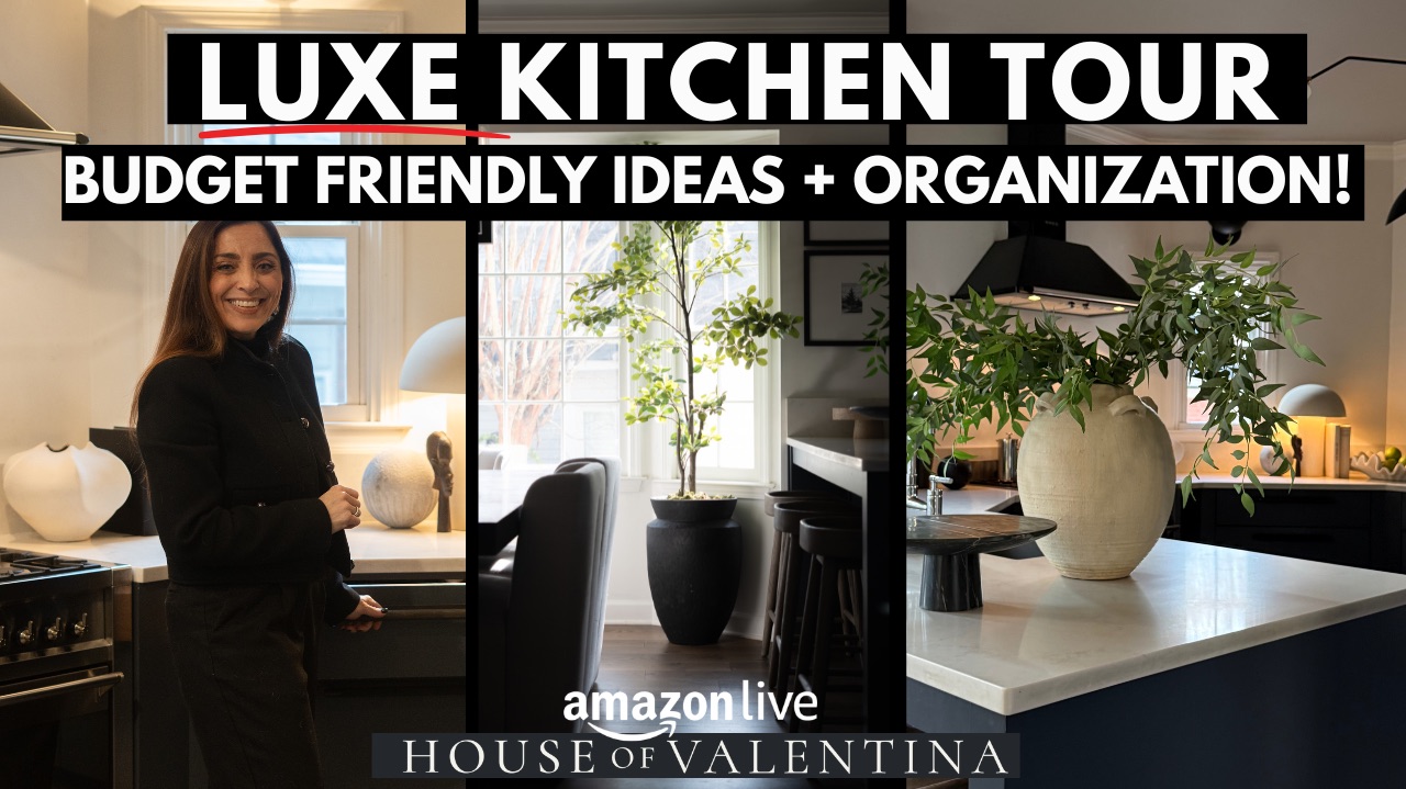 Watch Kitchen Tour and Organization Ideas on Amazon Live