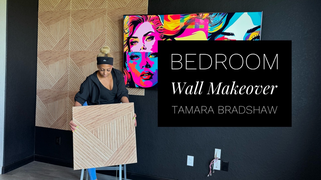 Watch Bedroom Wall Makeover with Tamara Bradshaw on Amazon Live