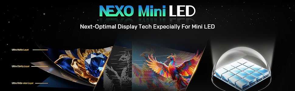 Skyworth TV showcasing Mini LED technology