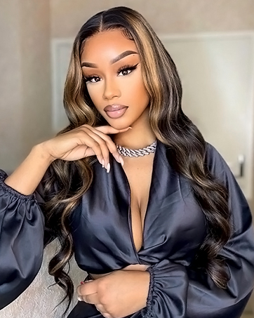 Arabella Balayage Lace Front Wig Human Hair