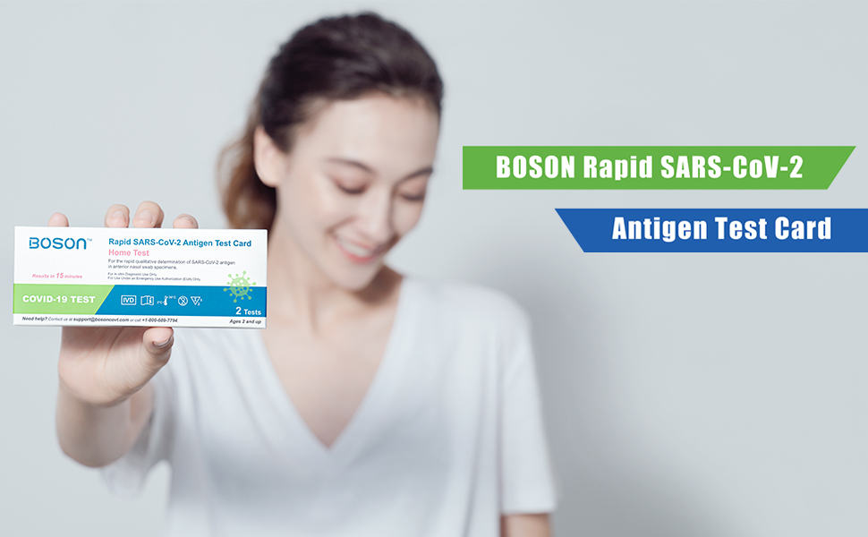 Diagram showing interpretation of test results: Positive, Negative, Invalid