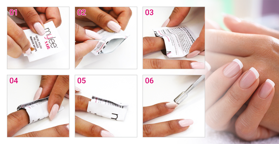 Mylee Professional Salon Gel Polish Remover PreSoaked Acetone Pads and