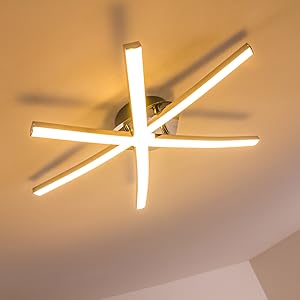 Schwenkbare LED Deckenleuchte – kreative Lampe für die Decke mit