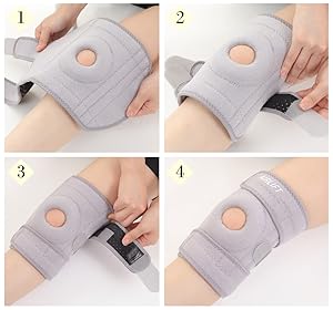 Amazon | AIRLIFT 膝用サポーター 膝 サポーター バツグンの固定力でつらいひざ痛を緩和・サポート 男女兼用 グレー（右ひざ用
