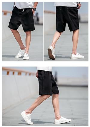 Amazon Sunworld サンワールド ハーフパンツ メンズ 麻パンツ