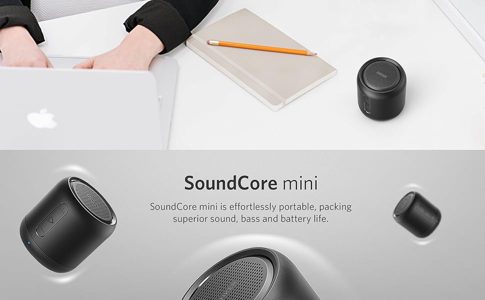 Anker SoundCore mini, Super-Portable Bluetooth Speaker with 15-Hour ...