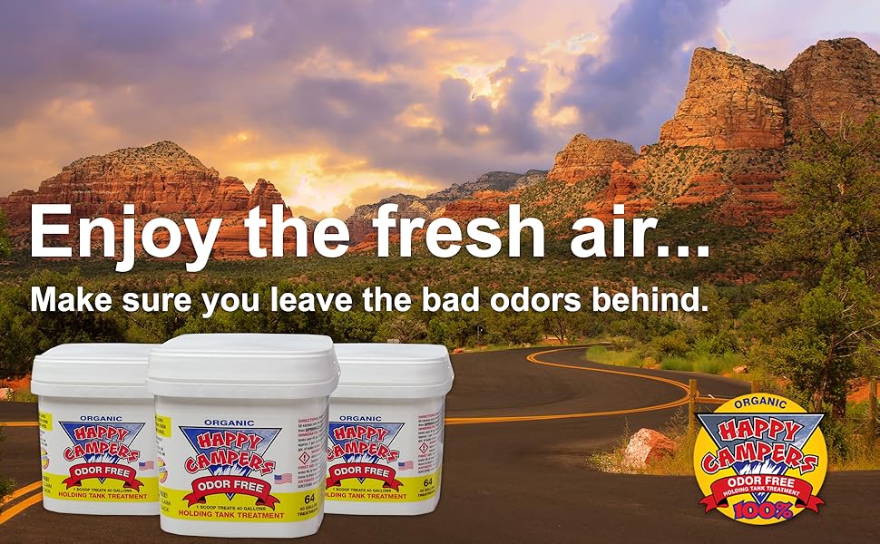 Happy Campers Organic RV Holding Tank Treatment 64 treatments Automotive