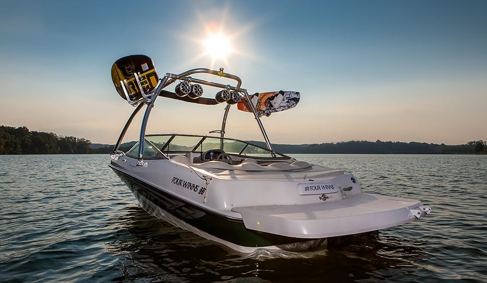 MT1 Wakeboard Tower Polished and Anodized 2.5" Tubing