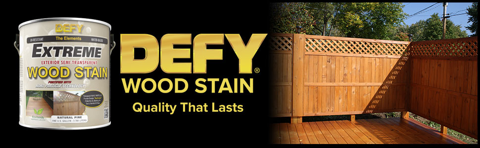 DEFY Extreme 1 Gallon SemiTransparent Exterior Wood Stain