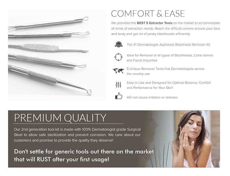 Equinox International Blackhead and Blemish Remover Kit (5