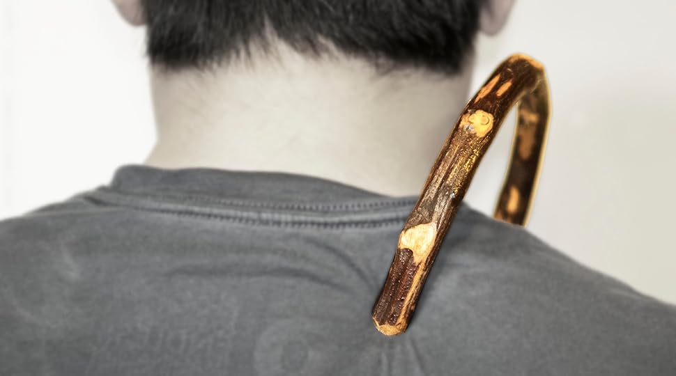 Natural Wooden Massage Cane for Acupressure Treatment