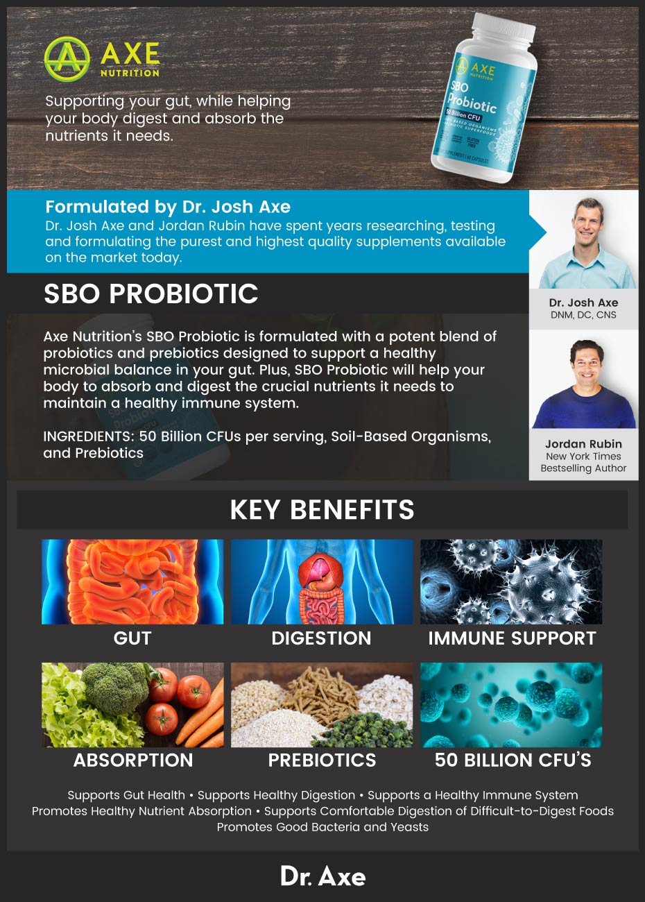 Axe Nutritions SBO Probiotic 50 Billion CFUs Per Serving & Soil Based