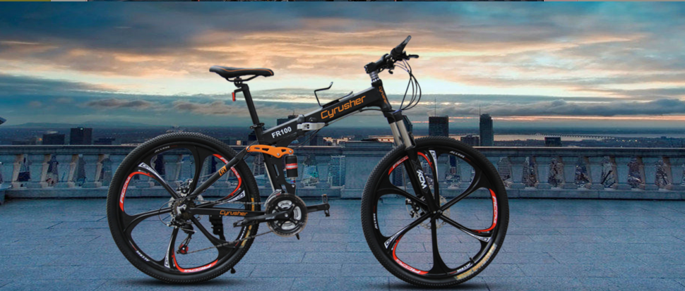 Amazon.com : Cyrusher FR100 Men's Full Suspenion 24 Speeds Folding Mountain Bike with 17-Inch X 