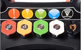 pressure washer with soap dispenser