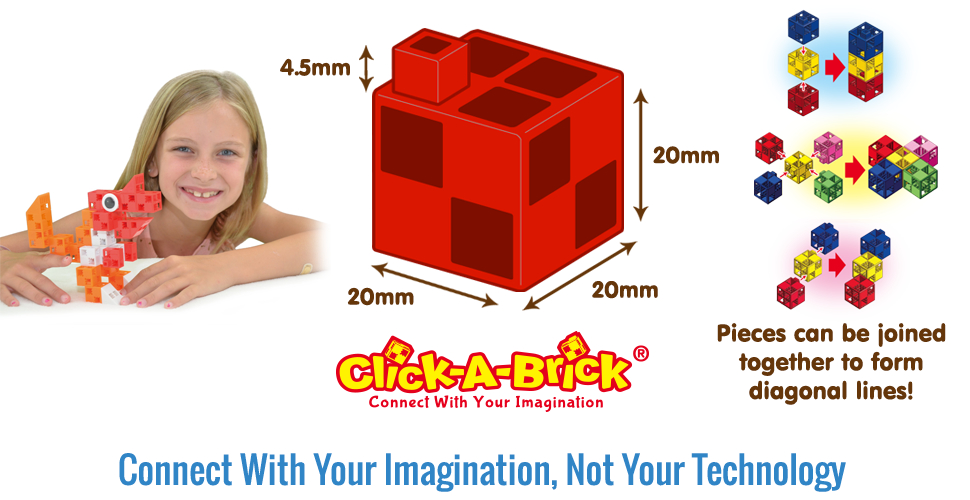 Amazon.com: Click-A-Brick Dino Pals 30pc Educational Toys Building ...