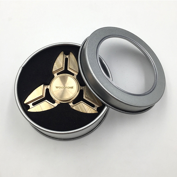 Amazon.com: EDC Fidget Hand Spinner Metal WOODFONE Copper Tri-spinner 