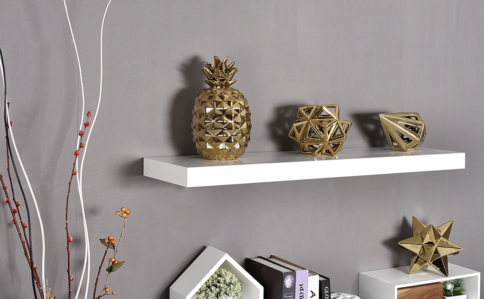 Amazon.com: Welland Chicago Floating Shelf, 48-Inch, White