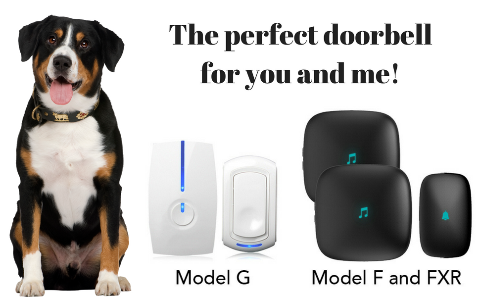 SadoTech Modern Series G Wireless Doorbell Operating at over 500feet