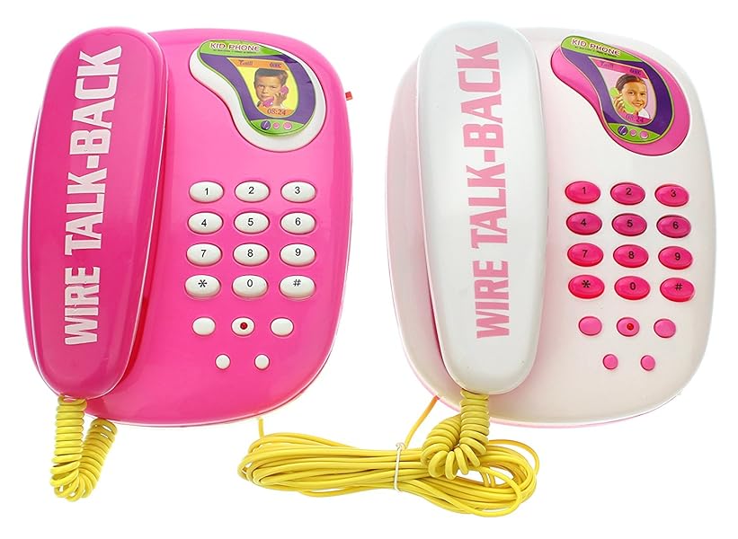 My First Phone Twin Telephones Wired Children's