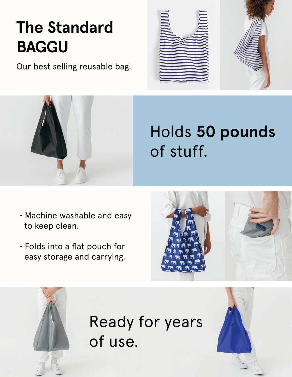Standard Shopping Bag Size Literacy Basics