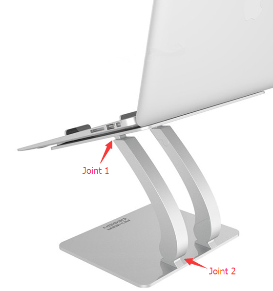 Amazon.com : AnnabelZ Aluminum Laptop Stand Adjustable ...