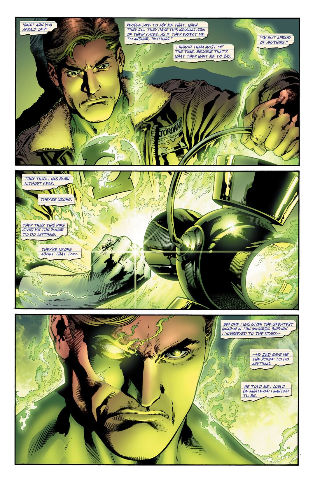 One of my favorite pages ever (from Green Lantern Secret Origin Part 1 ...