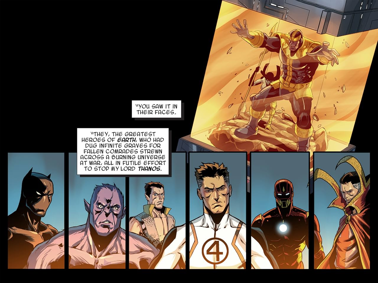 Thanos: A God Up There Listening - Infinite Comic #1