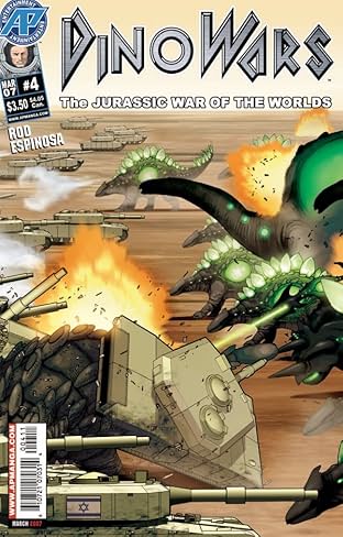 Dinowars #4 (of 4): Jurassic War of the Worlds