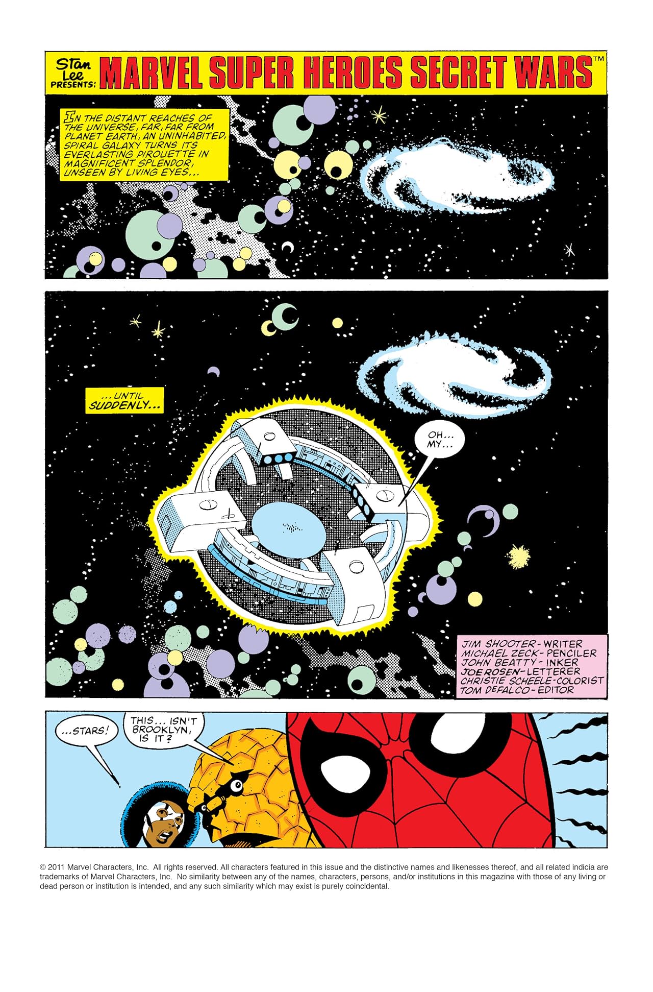 Marvel Super Heroes Secret Wars (1984-1985) #1