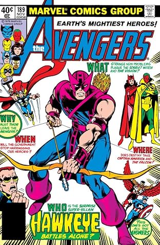 Avengers (1963-1996) #189