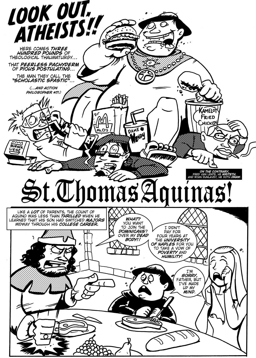 Action Philosophers #3: St. Augustine & St. Thomas Aquinas!